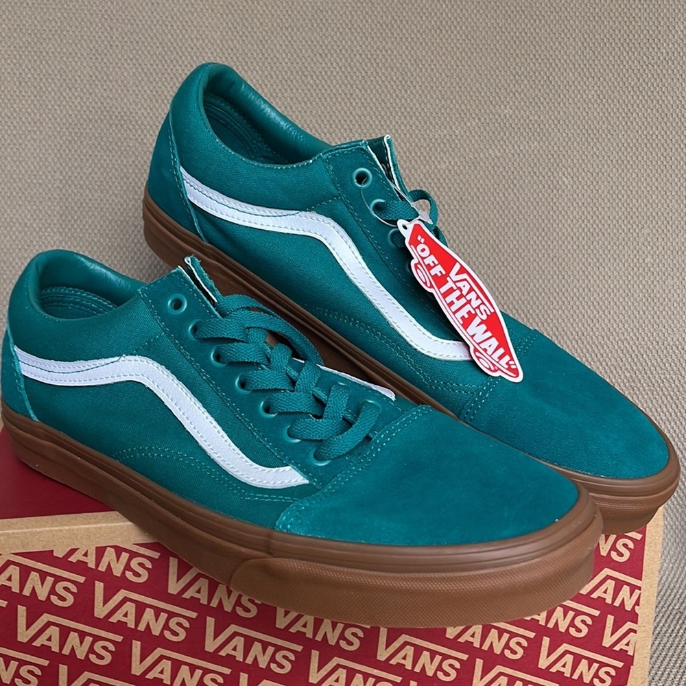 Vans Old Skool Quetzal Green / Gum mens - Picture 12 of 16